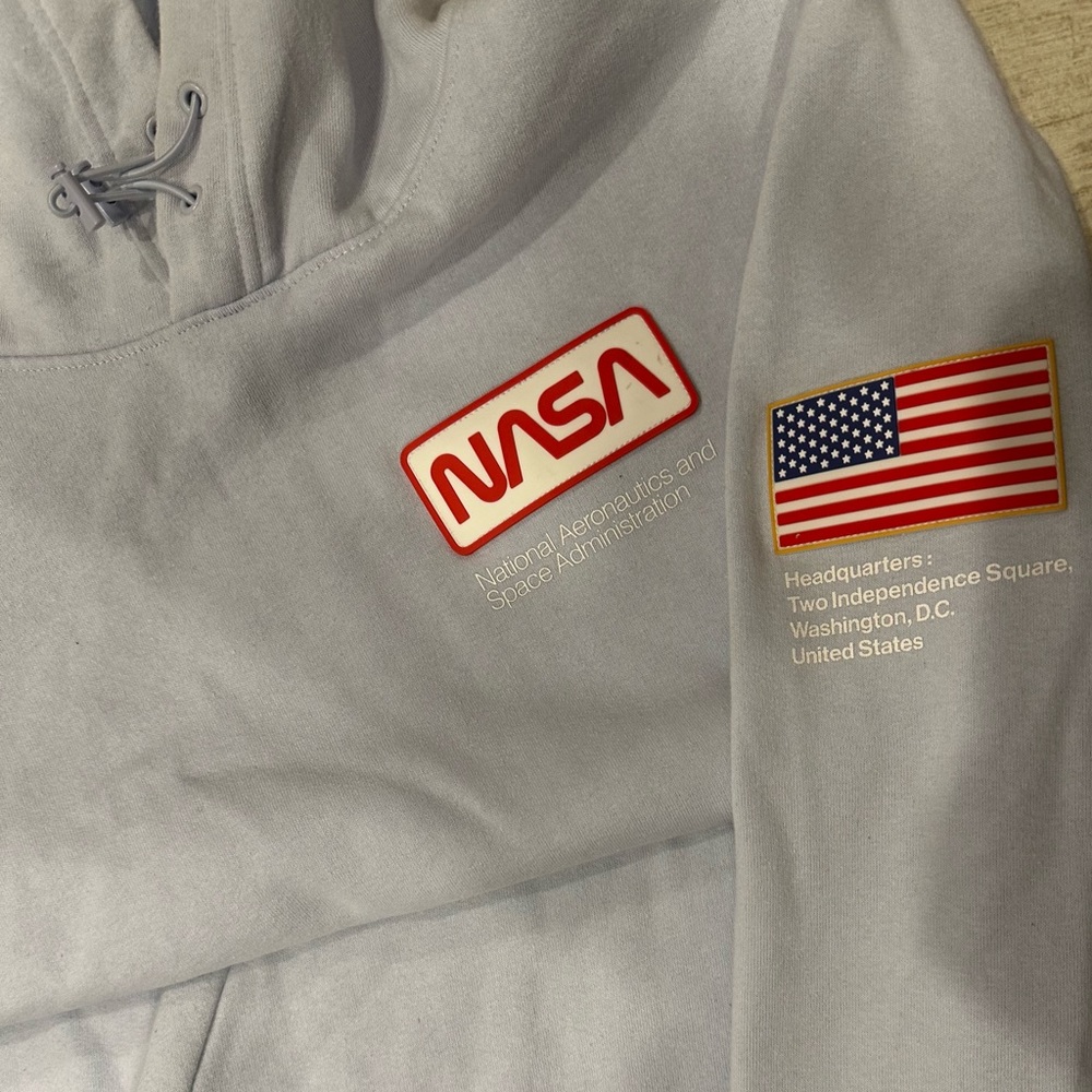 NASA Light-blue Hoodie